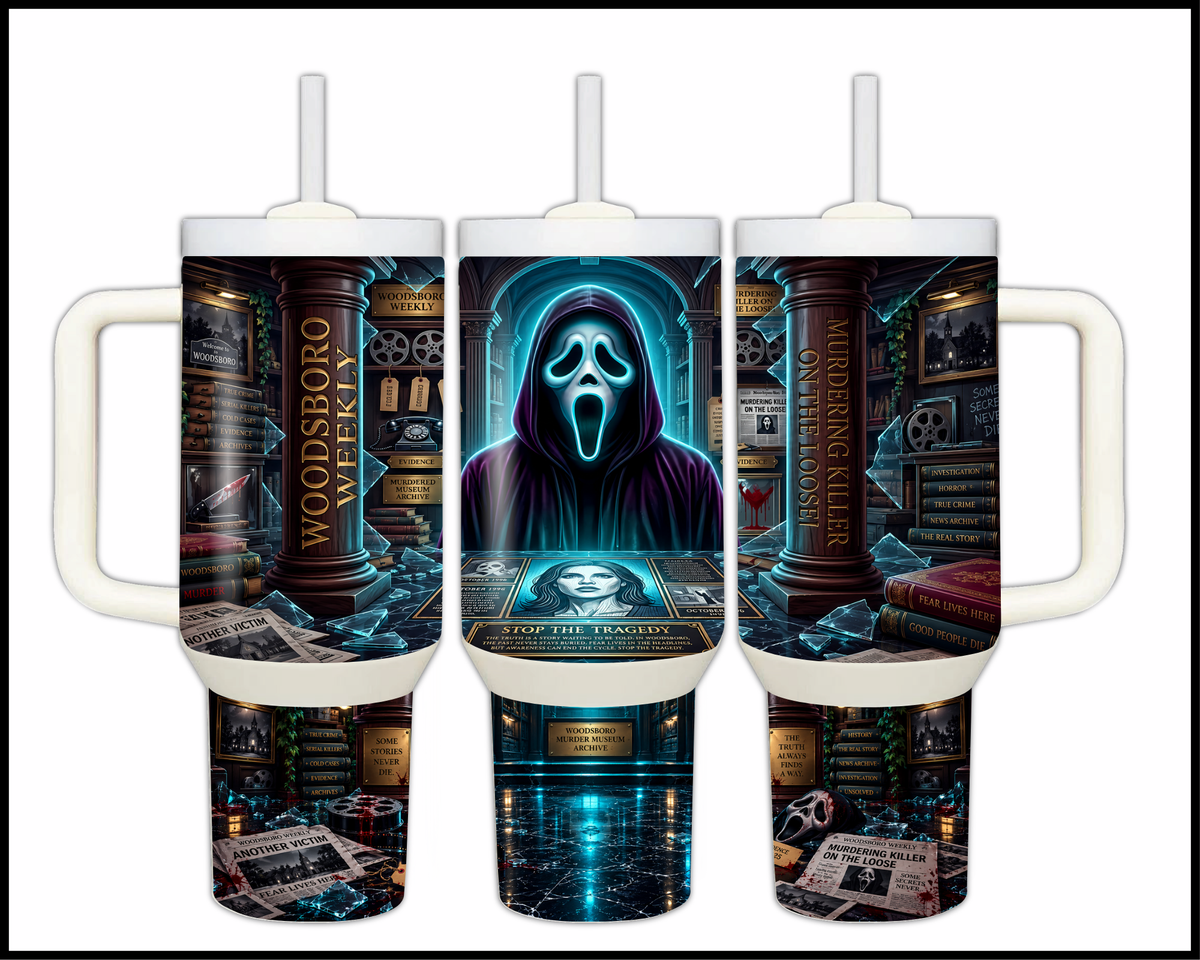 Steampunk Serial Killer Syndicate Stainless Steel Big Guzzler Tumbler (2383)