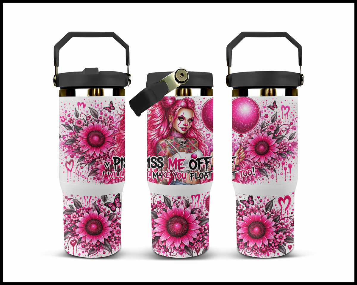 I Will Make You Float Too Stainless Steel Big Guzzler Tumbler (2386)