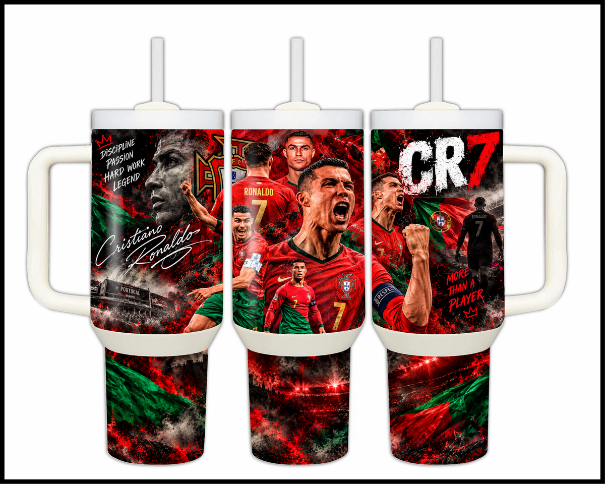 Cristiano Ronaldo Stainless Steel Big Guzzler Tumbler (2392)