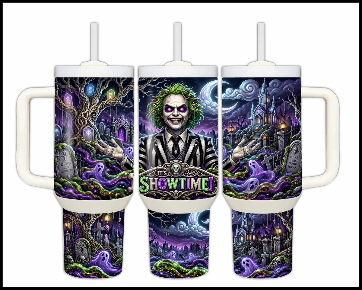 Graveyard Mischief Social Club Stainless Steel Big Guzzler Tumbler (2399)