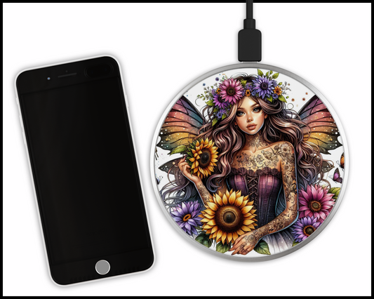 Sexy Bad Ars@ Fairy Sublimated Wireless Phone Charger (223)