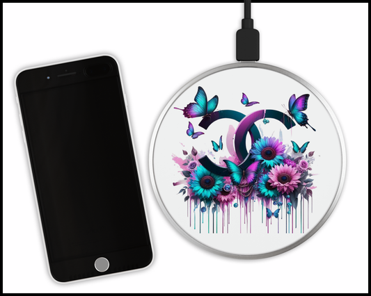 Chanel Inspired Sublimated Wireless Phone Charger (323)