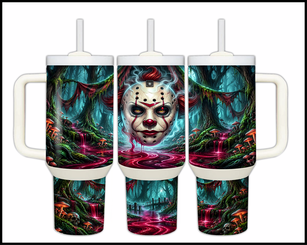 Deranged Camper Social Stainless Steel Big Guzzler Tumbler (2408)