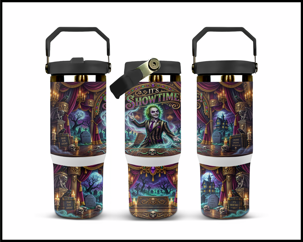 Highly Dramatic, Ghostly, and Unvaccinated for Madness Stainless Steel Big Guzzler Tumbler (2411)