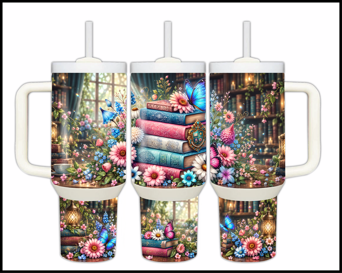 Bookmarks Are For Quitters Social Stainless Steel Big Guzzler Tumbler (2421)