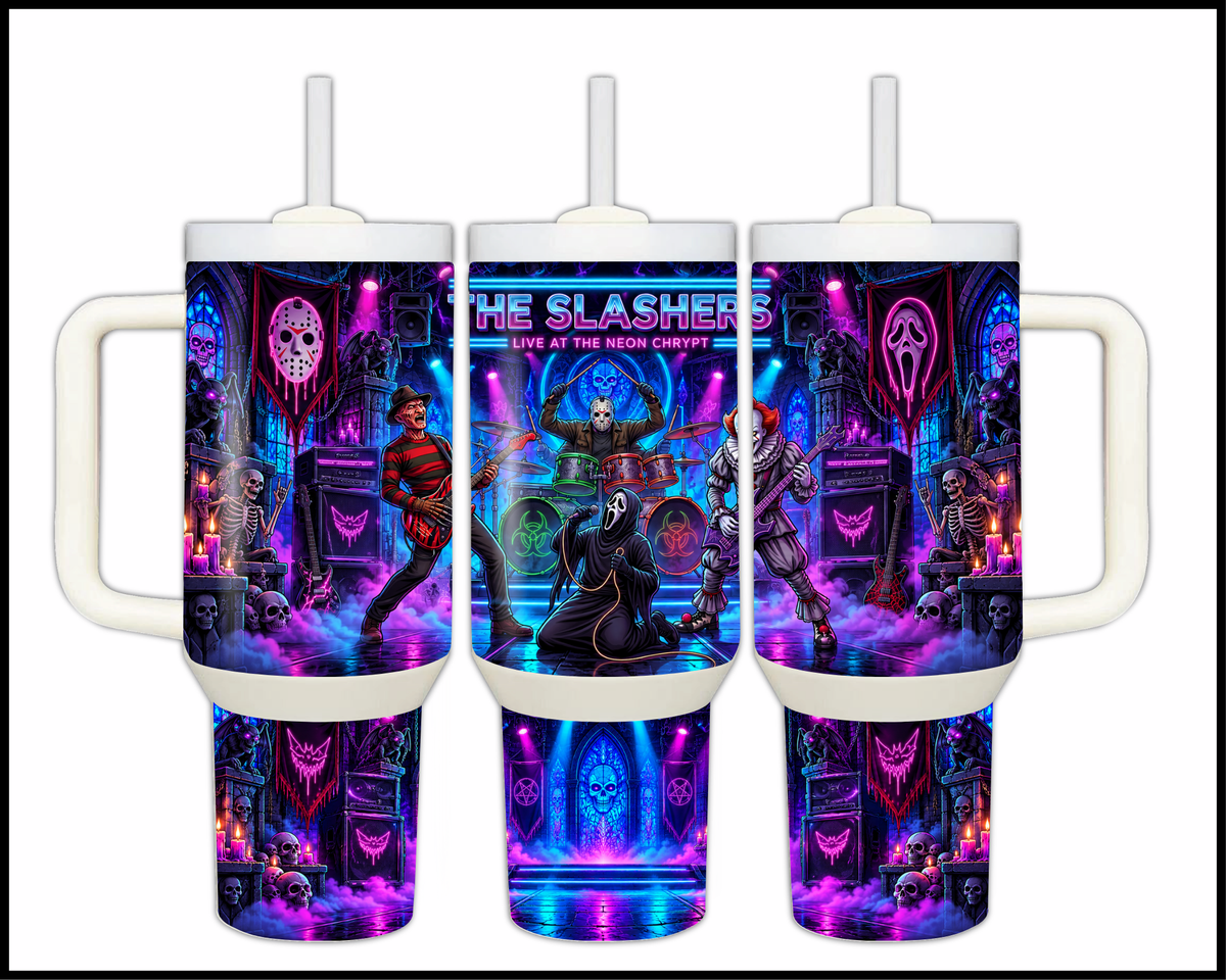 Midnight Mosh Pit Stainless Steel Big Guzzler Tumbler (2423)