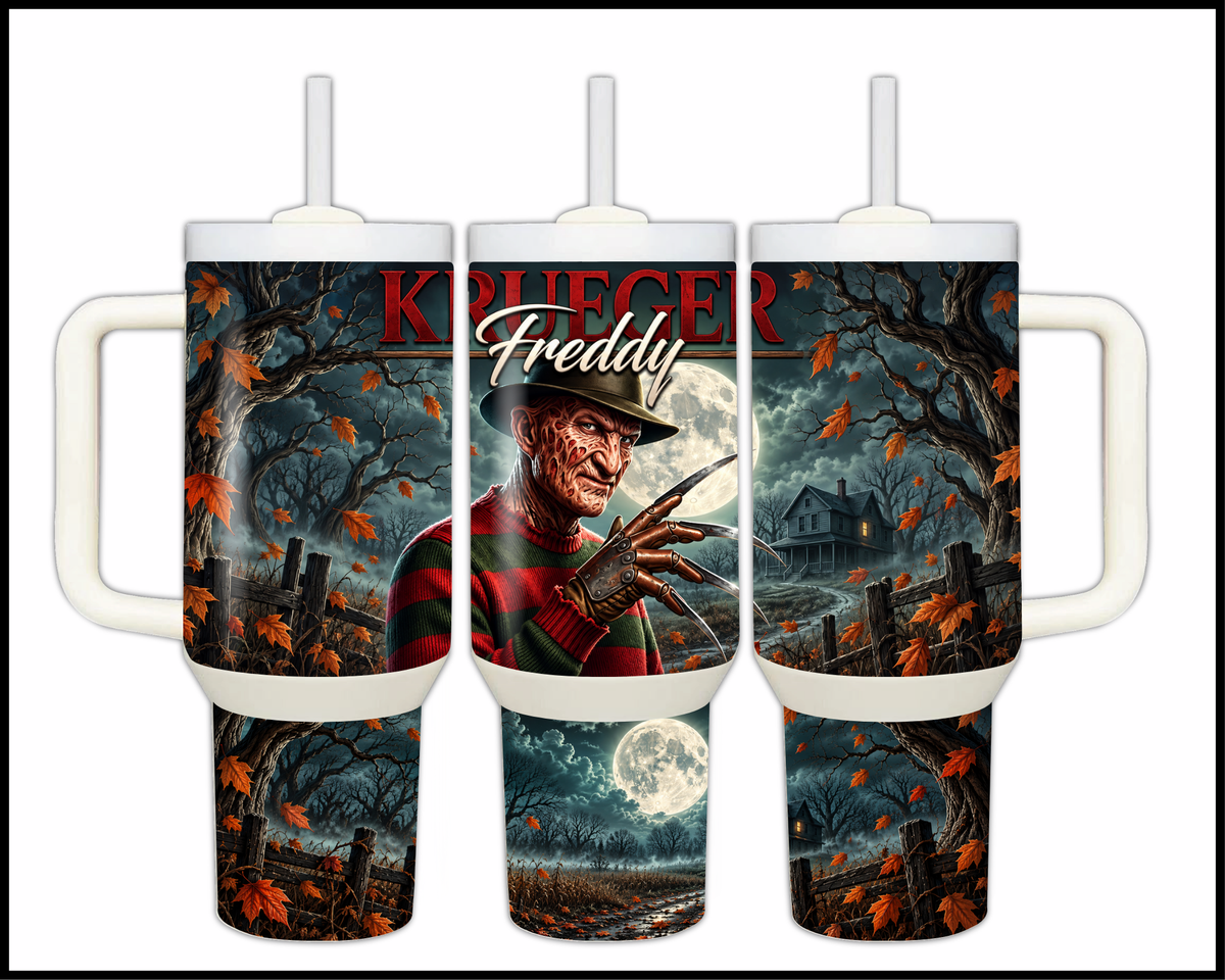 Freddy's Stainless Steel Big Guzzler Tumbler (2429)