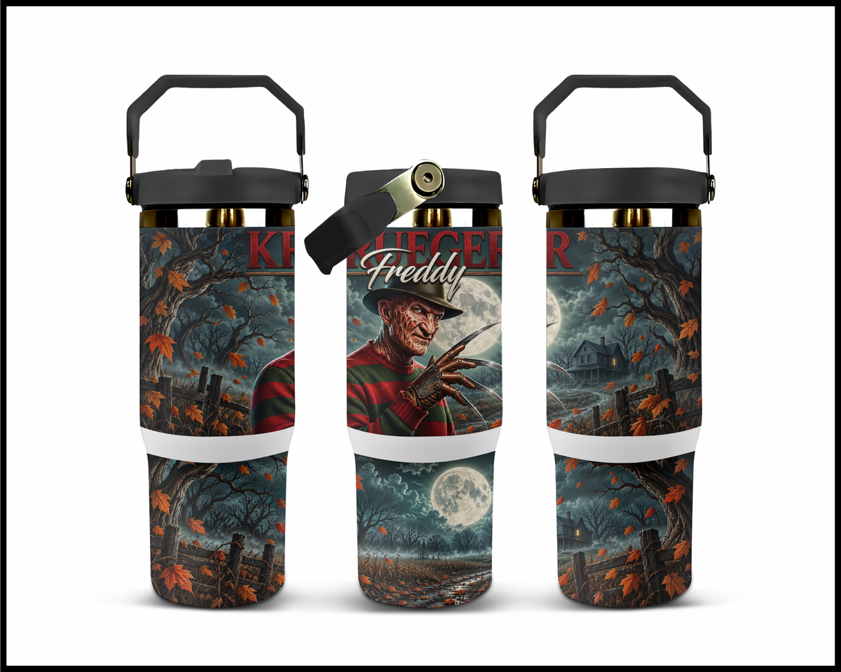 Freddy's Stainless Steel Big Guzzler Tumbler (2429)