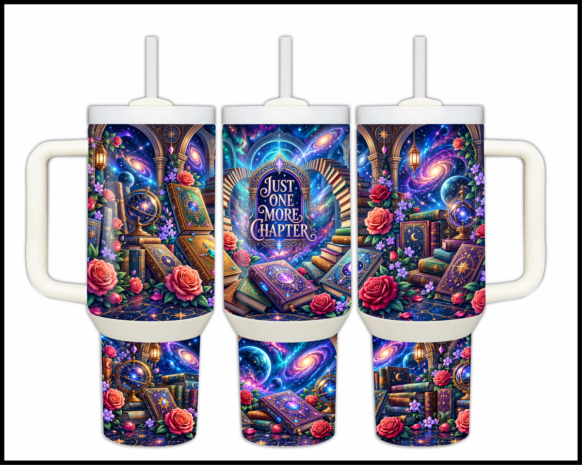 Just One More Chapter Stainless Steel Big Guzzler Tumbler (2436)