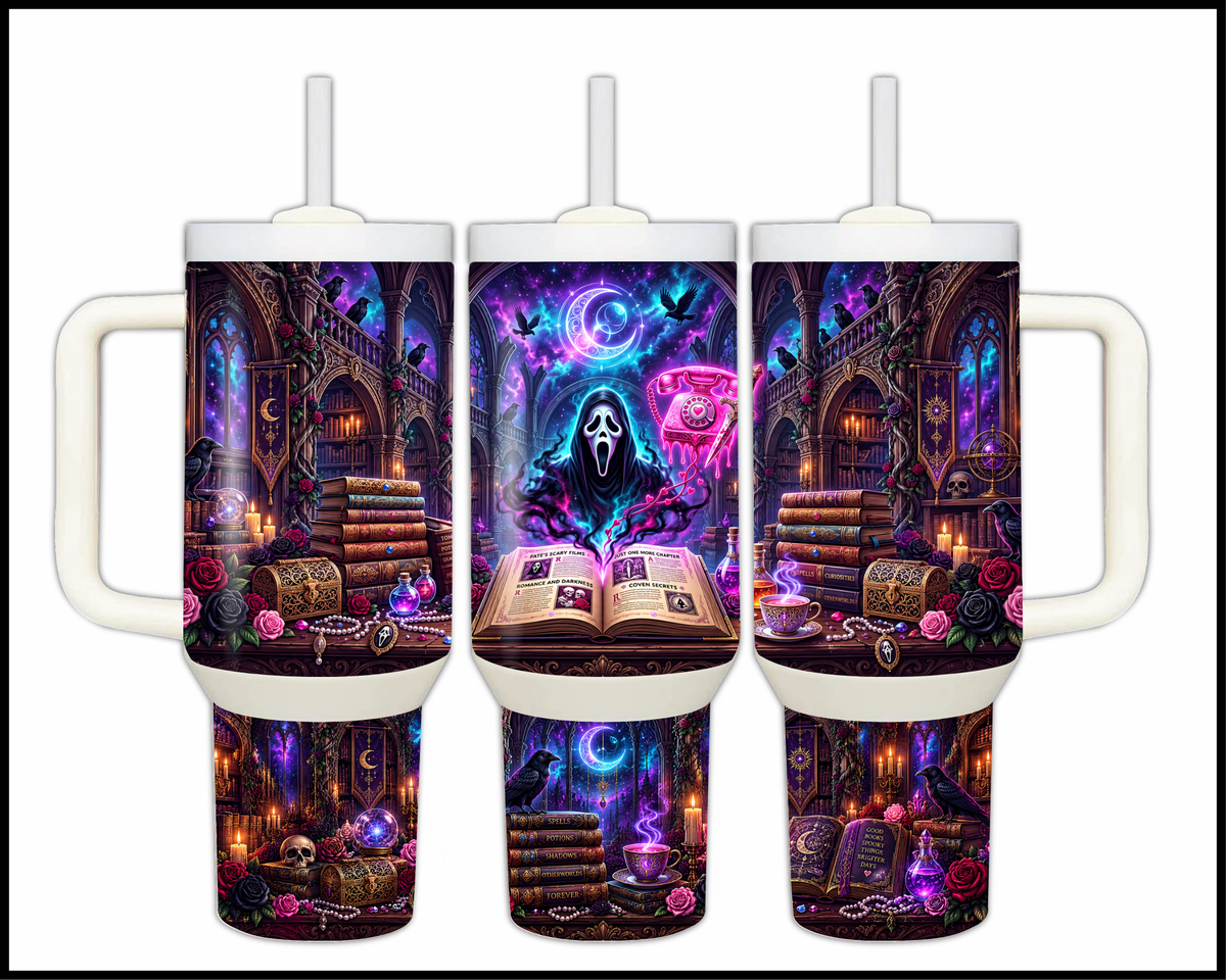 What's Your Favorite Scary Chapter? Stainless Steel Big Guzzler Tumbler (2439)