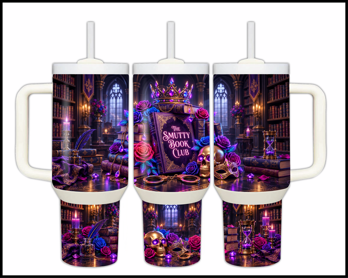 Handcuffs & Hardbacks Stainless Steel Big Guzzler Tumbler (2441)
