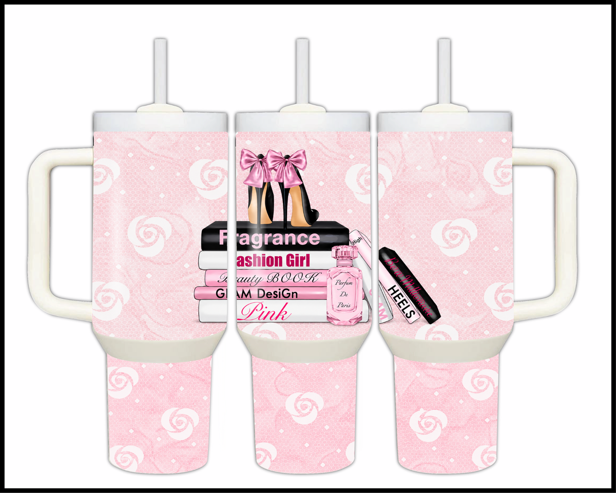 Gloss, Glam & Guidebooks Stainless Steel Big Guzzler Tumbler (2446)