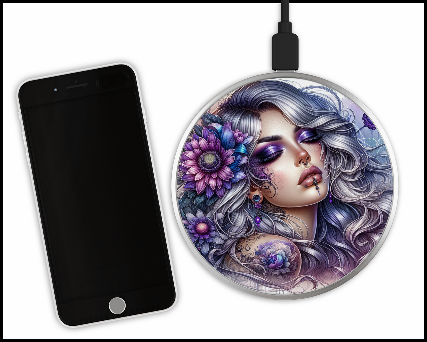 Goddess Sublimated Wireless Phone Charger (274)