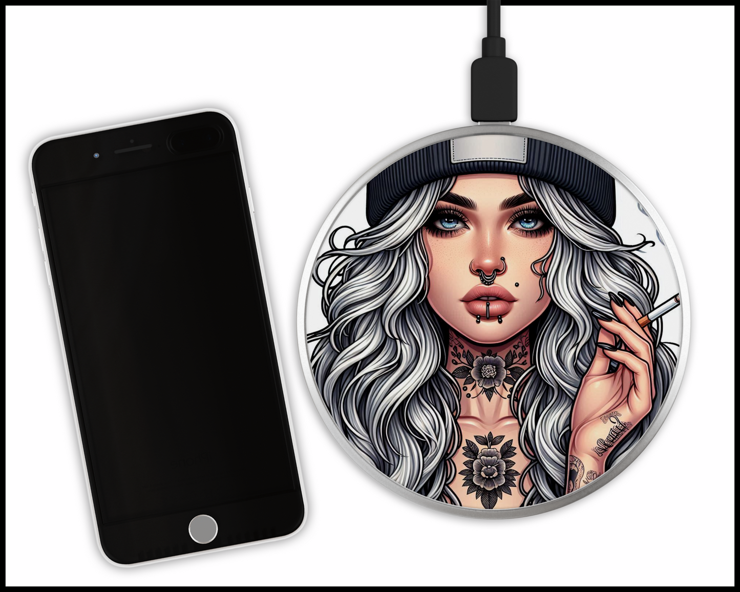 Sexy Bad Ars@ Sublimated Wireless Phone Charger (224)