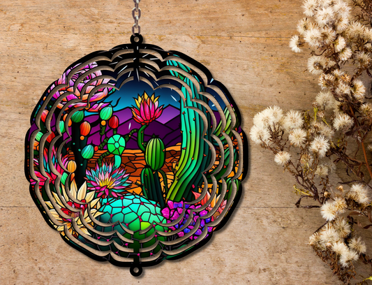 Cactus Wind Spinner (249)