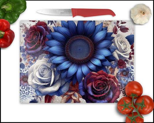 Floral Sublimated Cutting Board (083)