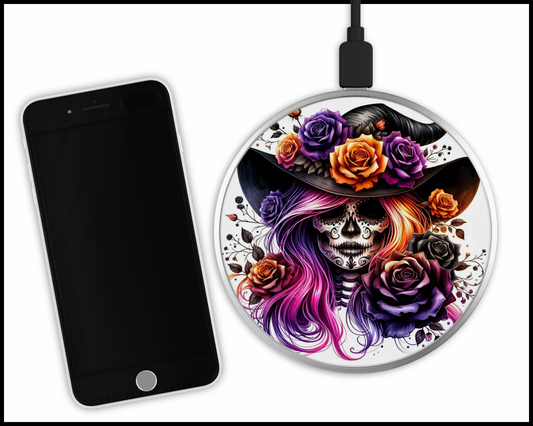 Mandala Woman Sublimated Wireless Phone Charger (225)