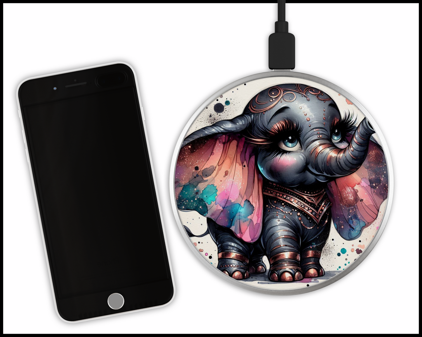 Dumbo Sublimated Wireless Phone Charger (027)