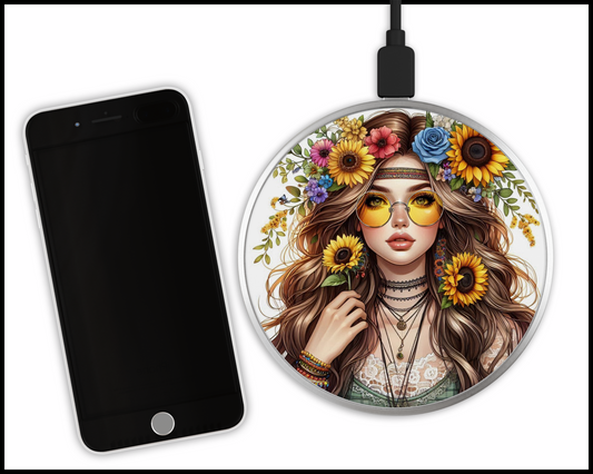 Gypsy Woman Sublimated Wireless Phone Charger (228)