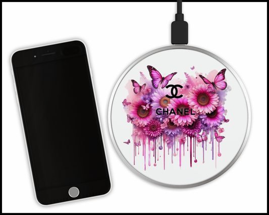 Chanel Inspired Sublimated Wireless Phone Charger (328)