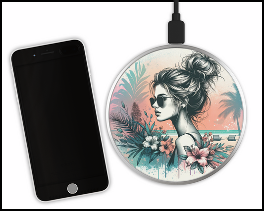 Out of office mode Sublimated Wireless Phone Charger (278)