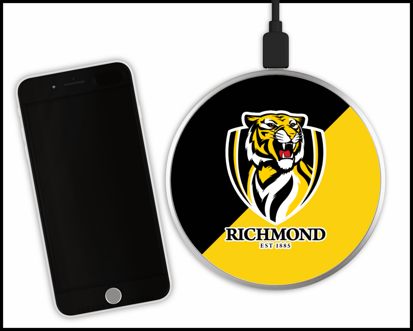 Richmond Tigers Wireless Phone Charger (002)