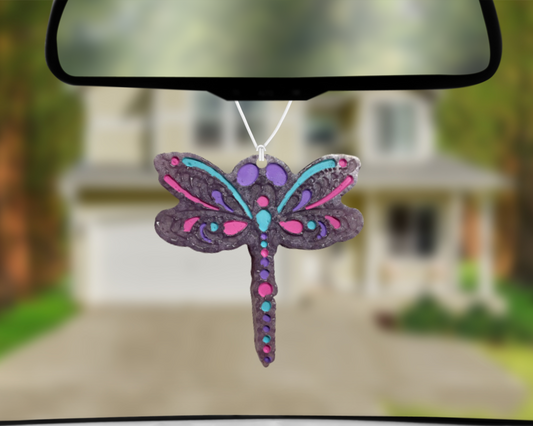 Dragonfly Blinged Car Freshie