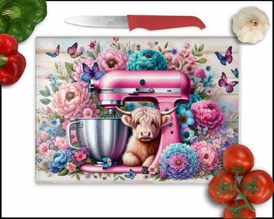 Cow Sublimated Cutting Board (061)