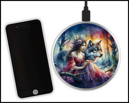 One With Nature Sublimated Wireless Phone Charger (202)