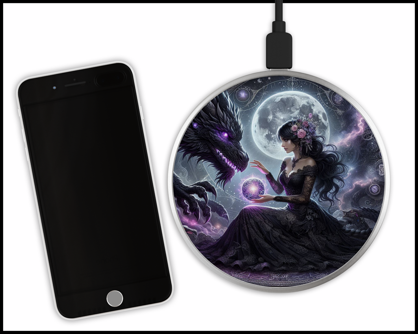 Mother of Dragons Sublimated Wireless Phone Charger (302)