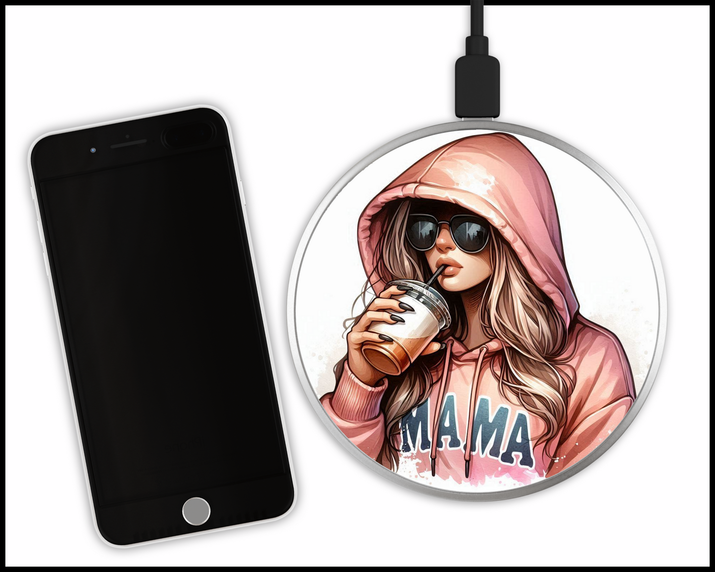 Sexy Bad Ars@ Sublimated Wireless Phone Charger (102)