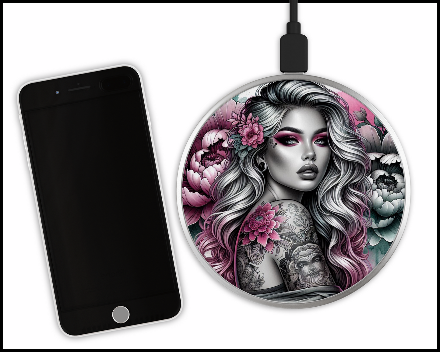 Sexy Bad Ars@ Sublimated Wireless Phone Charger (252)