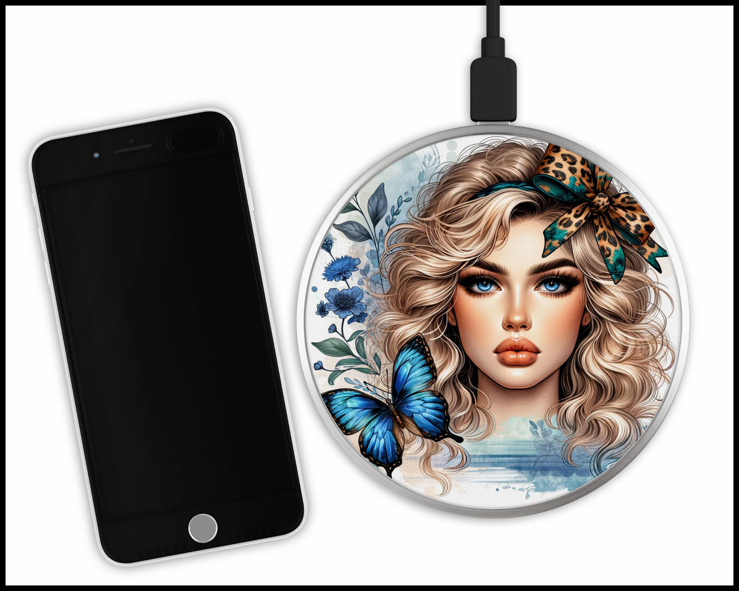 Flight Of A Stunner Sublimated Wireless Phone Charger (280)