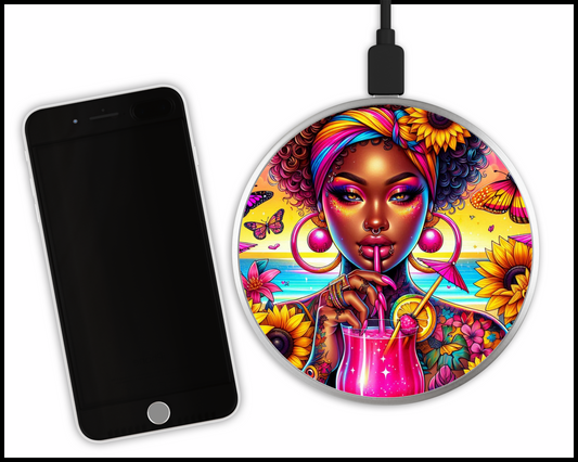 Sexy Bad Ars@ Sublimated Wireless Phone Charger (130)