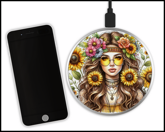 Gypsy Woman Sublimated Wireless Phone Charger (230)