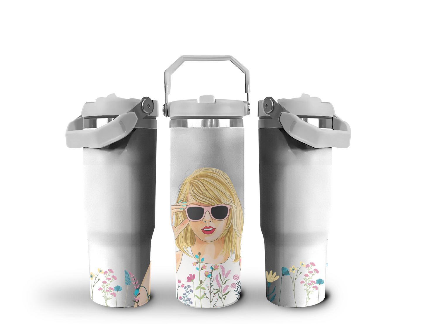 Taylor Swift Flower Big Boy Tumbler