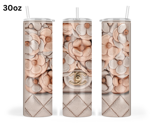 Chanel Handbag Inspired Tumbler (002)