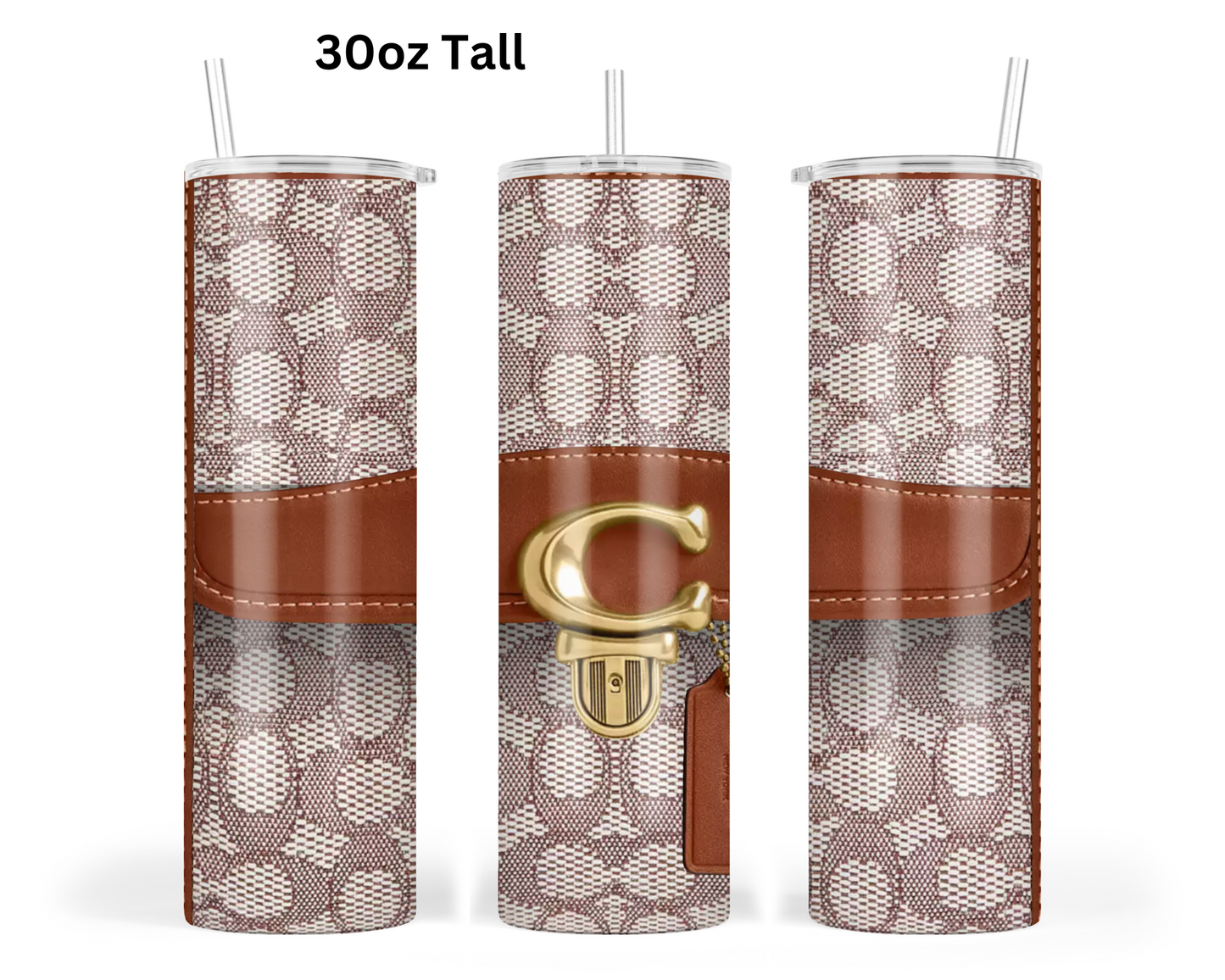 Coach Handbag Inspired Tumbler (001)