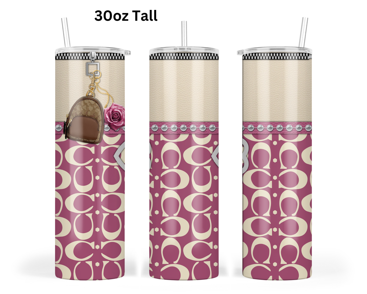 Coach Handbag Inspired Tumbler (022)