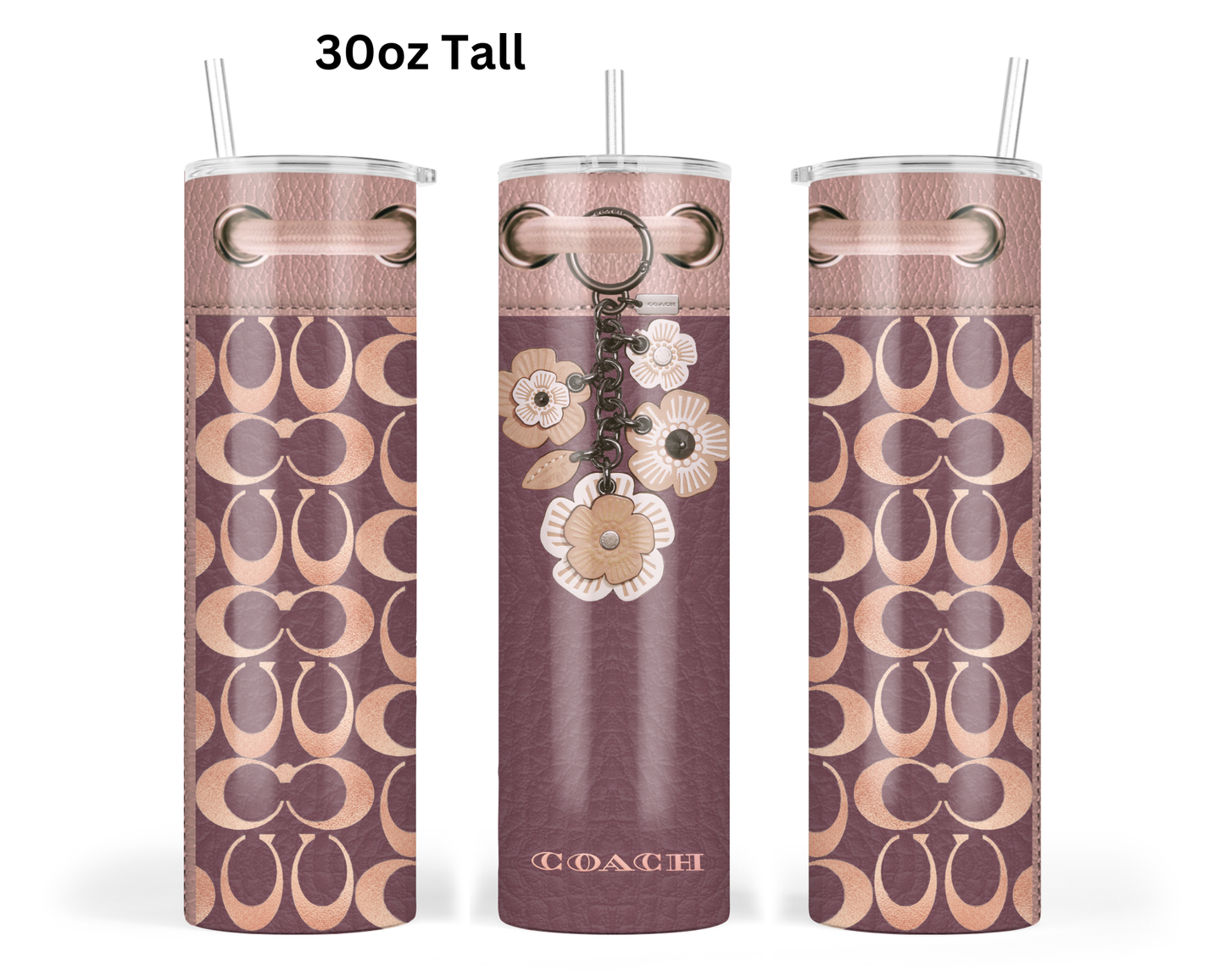 Coach Handbag Inspired Tumbler (111)