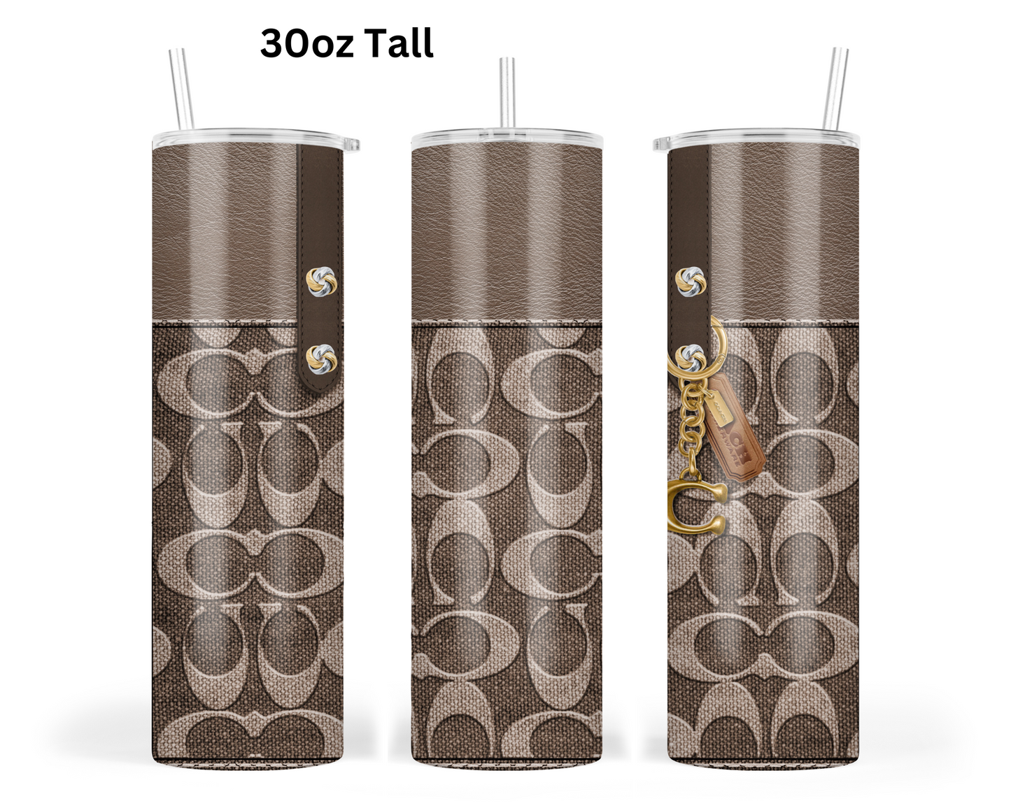 Coach Handbag Inspired Tumbler (016)