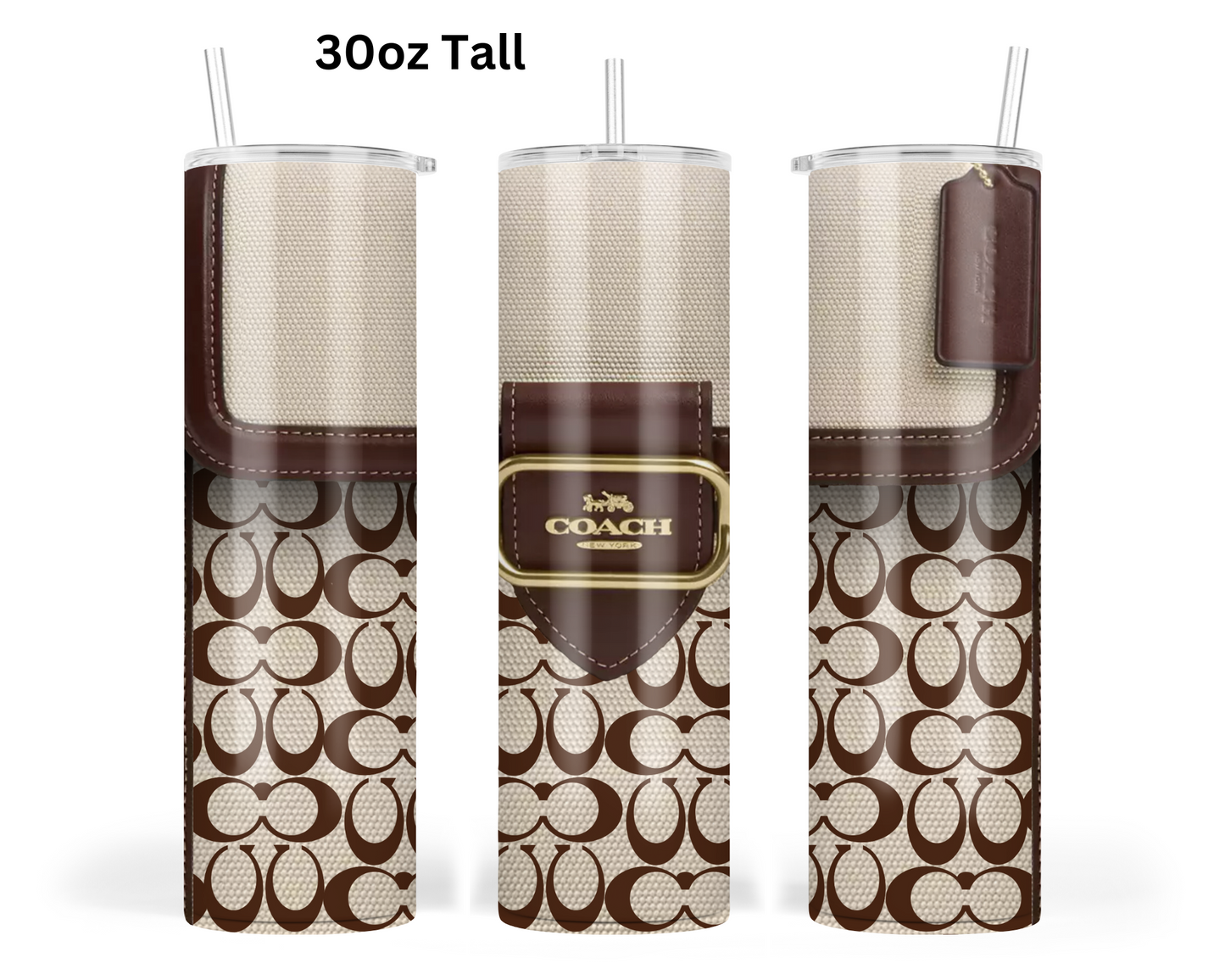 Coach Handbag Inspired Tumbler (048)