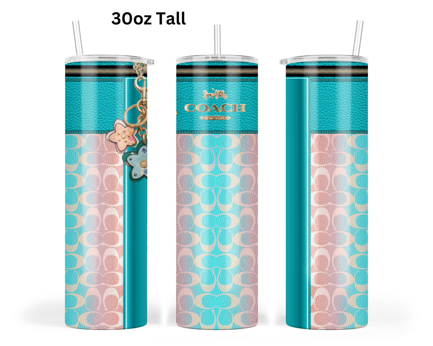 Coach Handbag Inspired Tumbler (098)