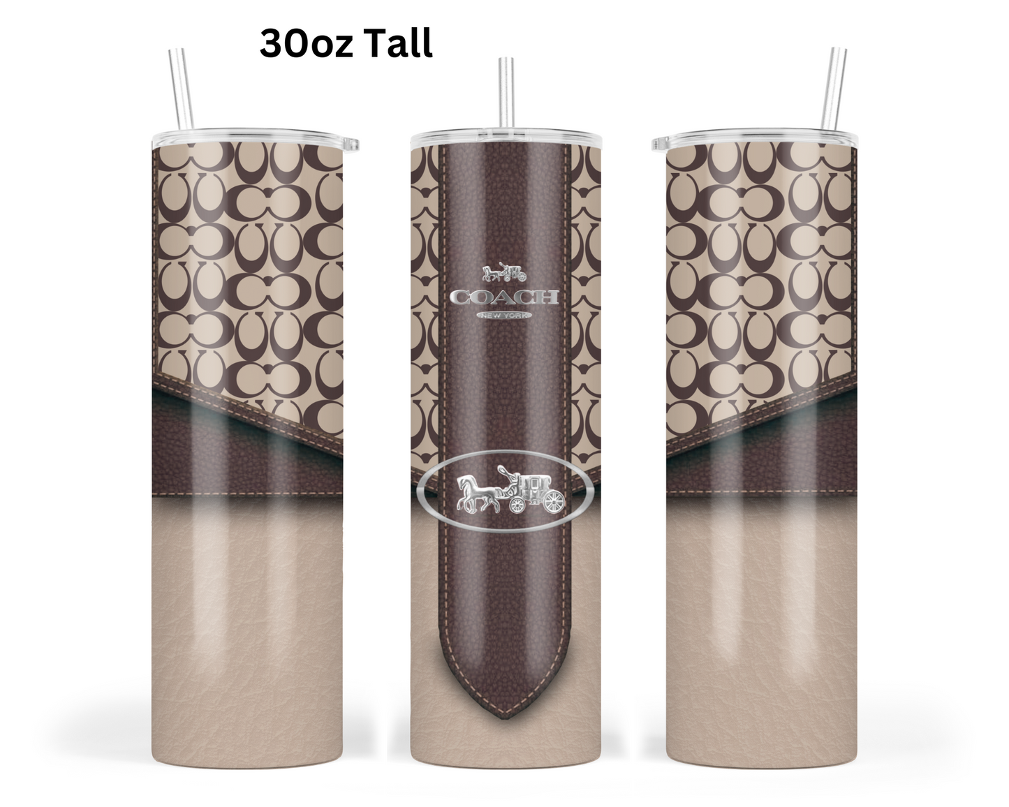 Coach Handbag Inspired Tumbler (138)