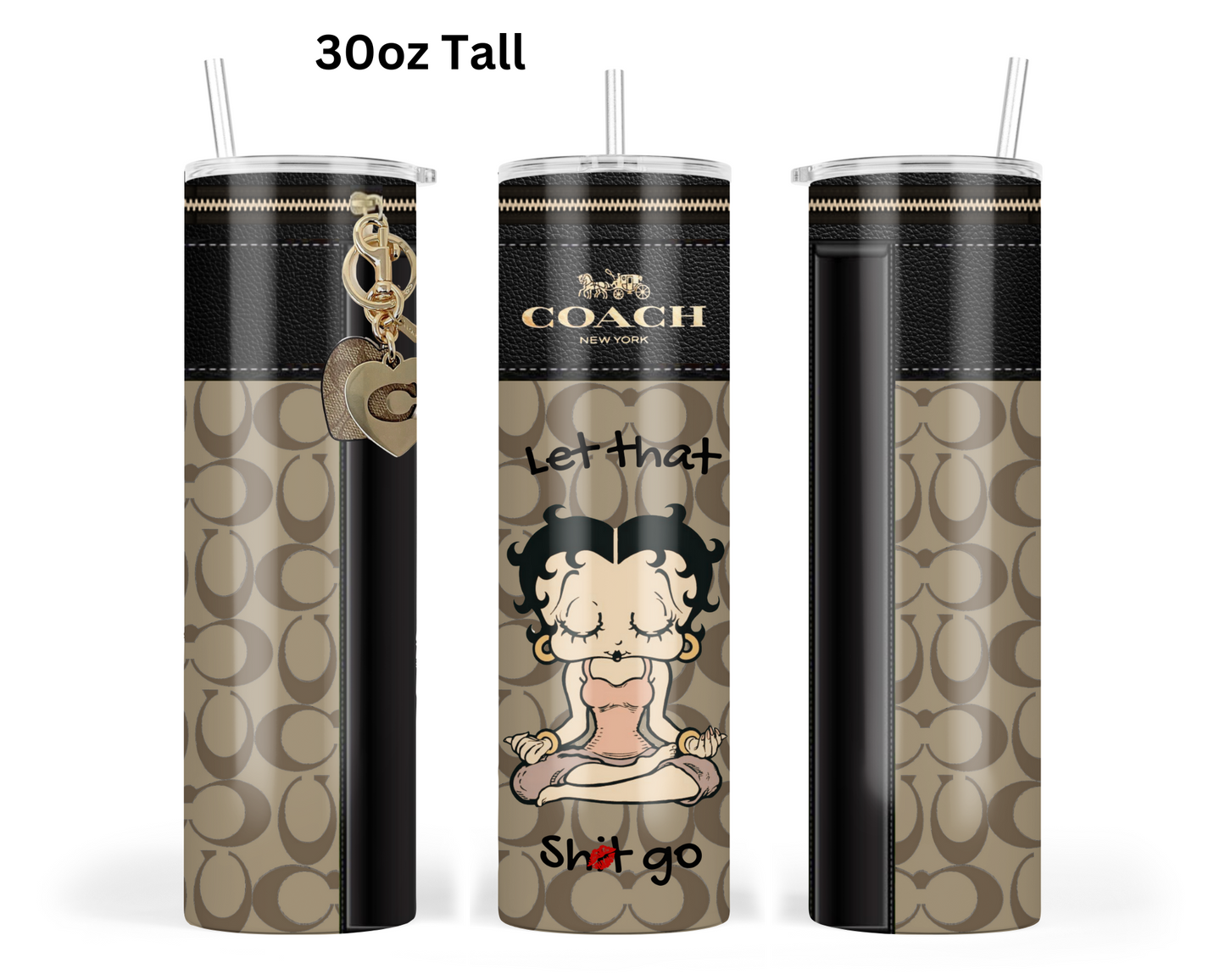 Coach Handbag Inspired Tumbler (076)