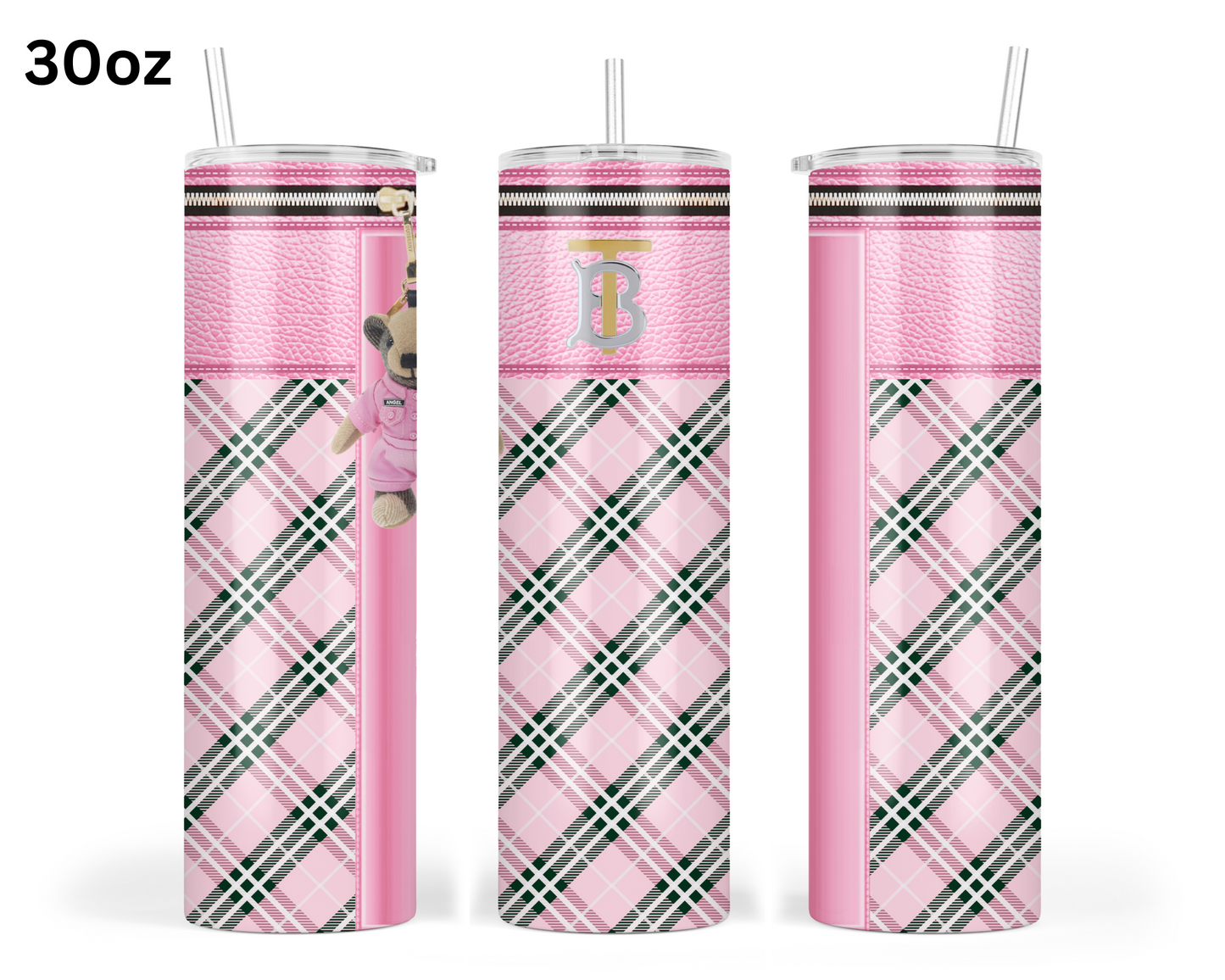 Burberry Handbag Inspired Tumbler (006)