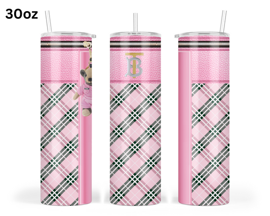 Burberry Handbag Inspired Tumbler (006)