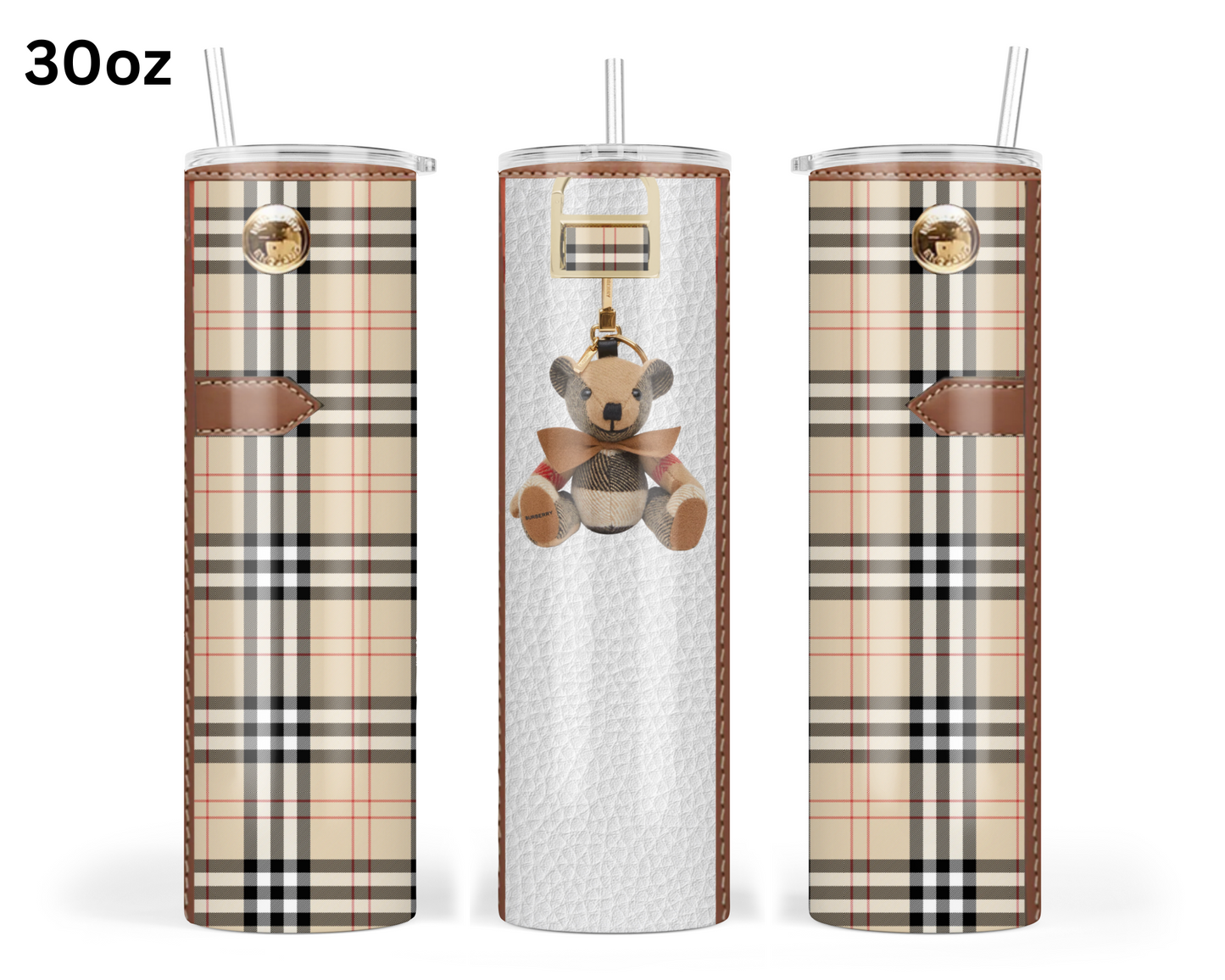 Burberry Handbag Inspired Tumbler (007)