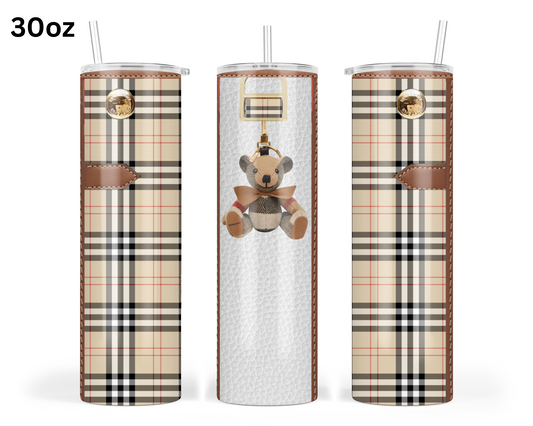 Burberry Handbag Inspired Tumbler (007)