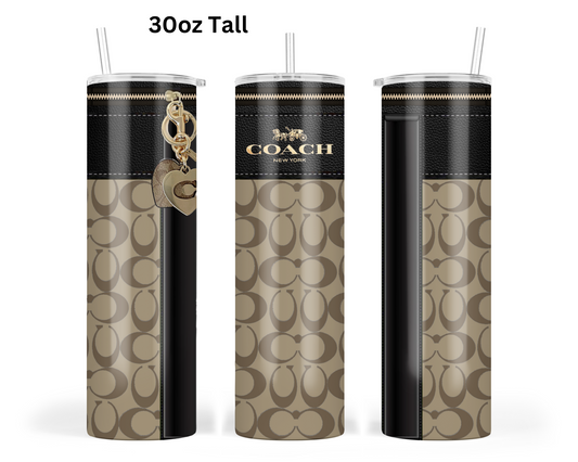 Coach Handbag Inspired Tumbler (093)